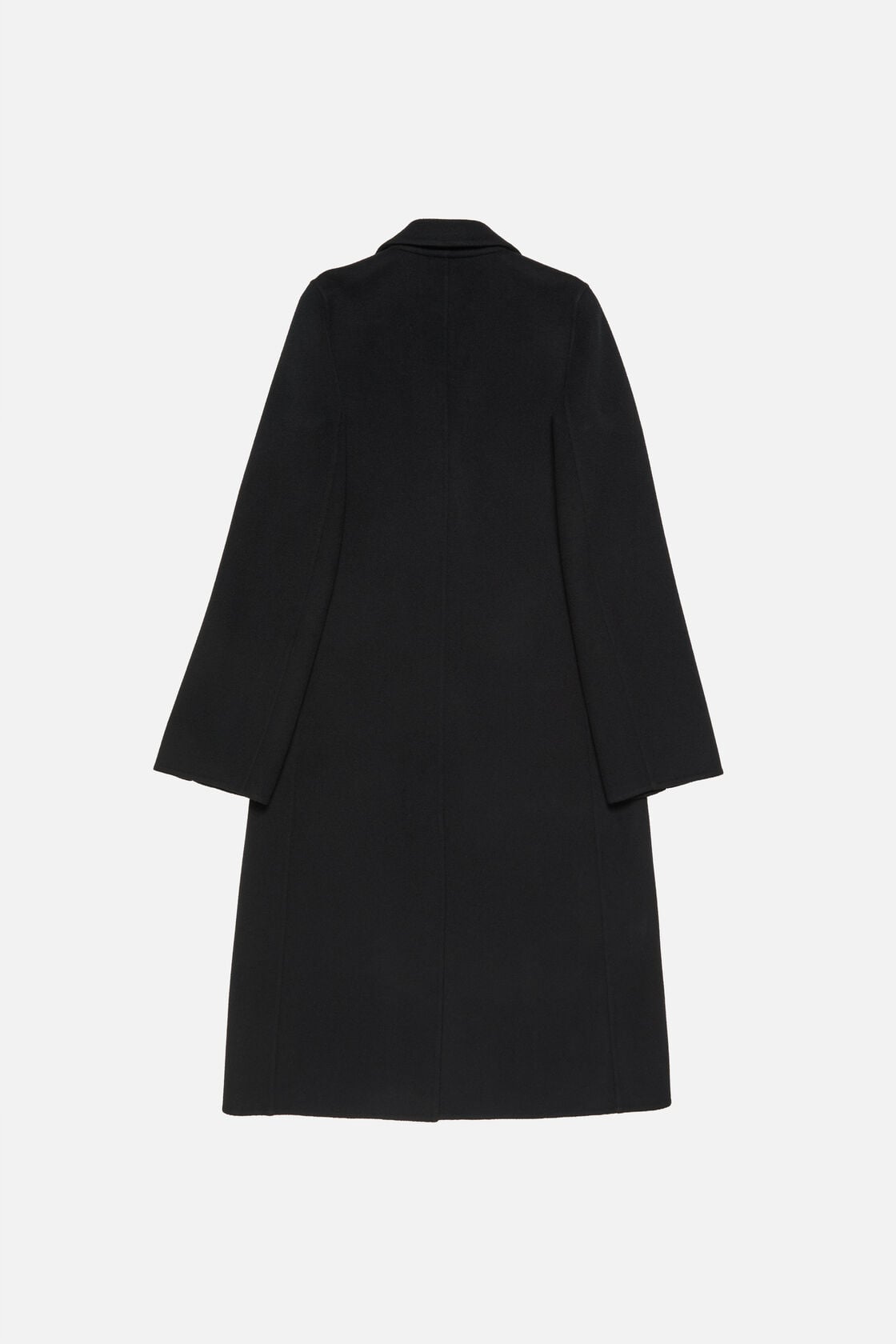 Tailored wool coat - Black