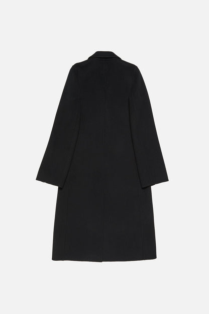 Tailored wool coat - Black