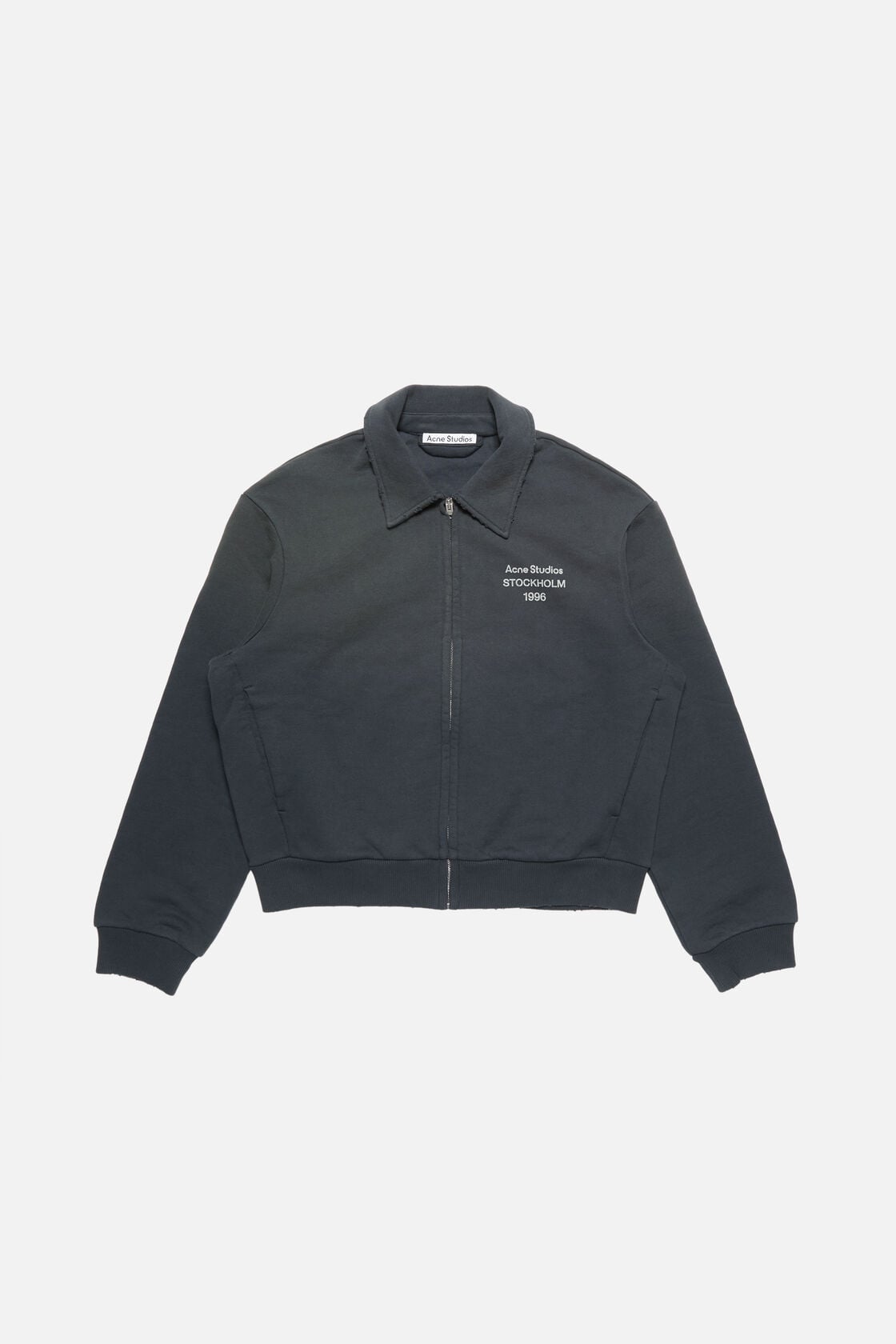 Cardigan with collar - Faded black