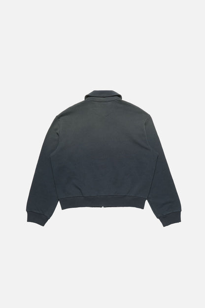 Cardigan with collar - Faded black