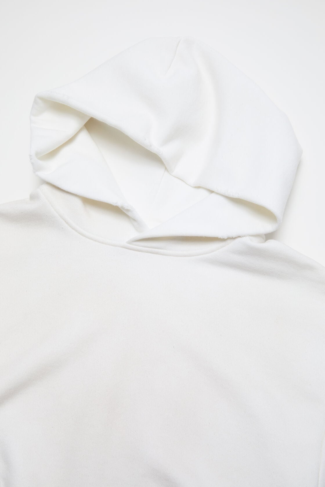 Fleece logo hoodie - Dusty white
