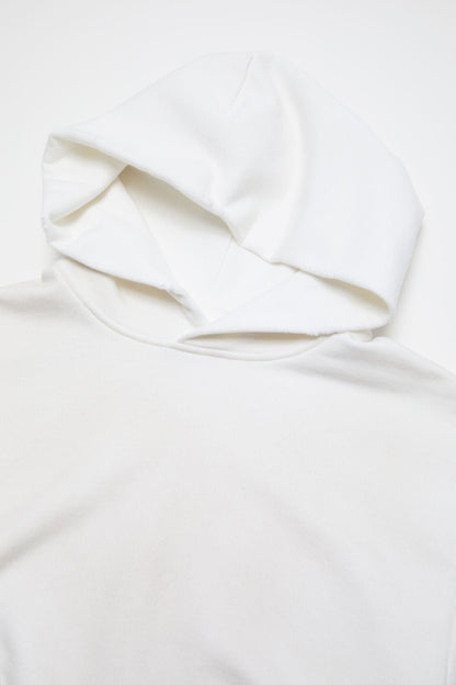 Fleece logo hoodie - Dusty white