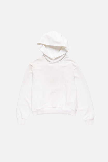 Fleece logo hoodie - Dusty white