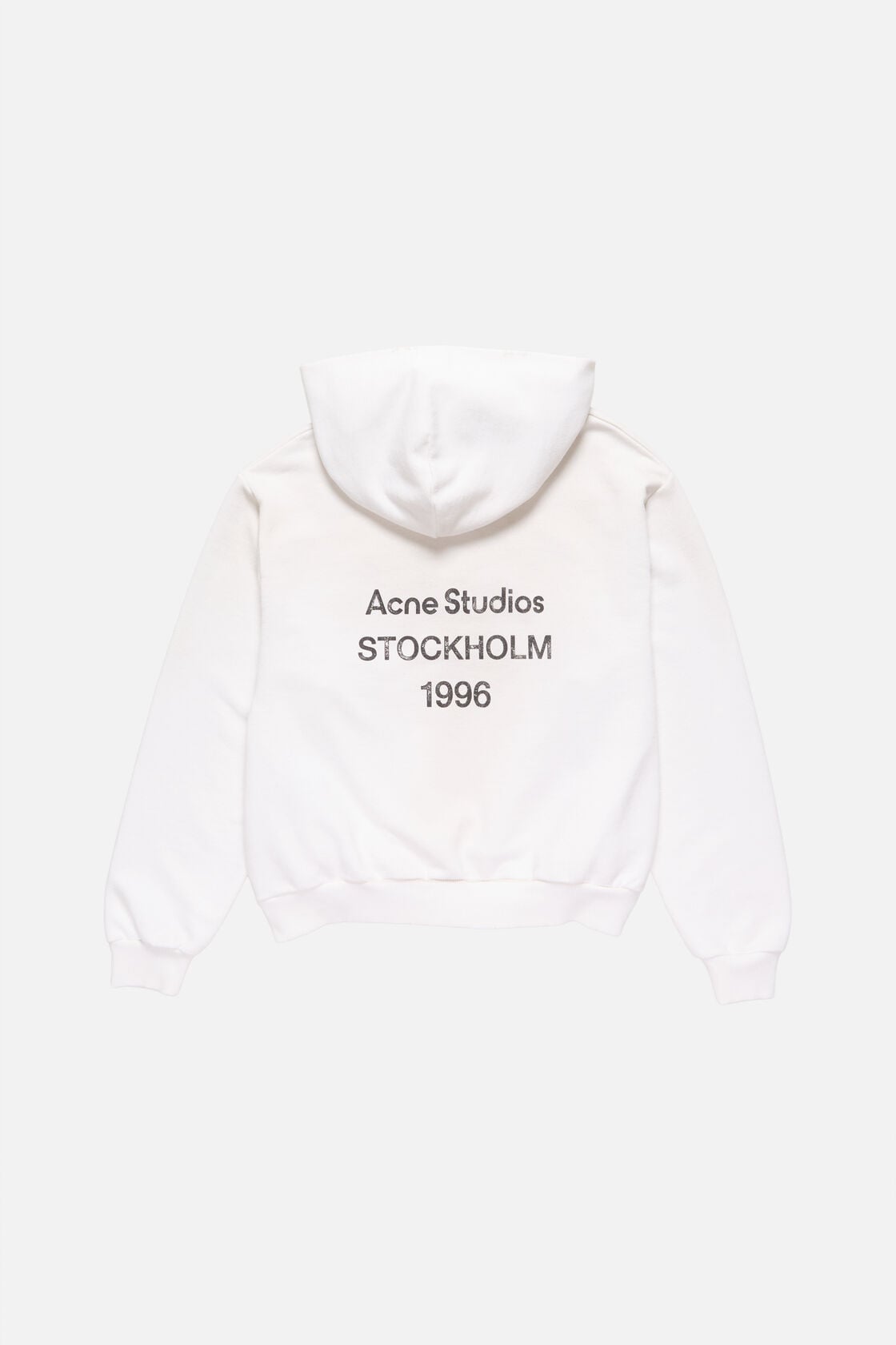 Fleece logo hoodie - Dusty white