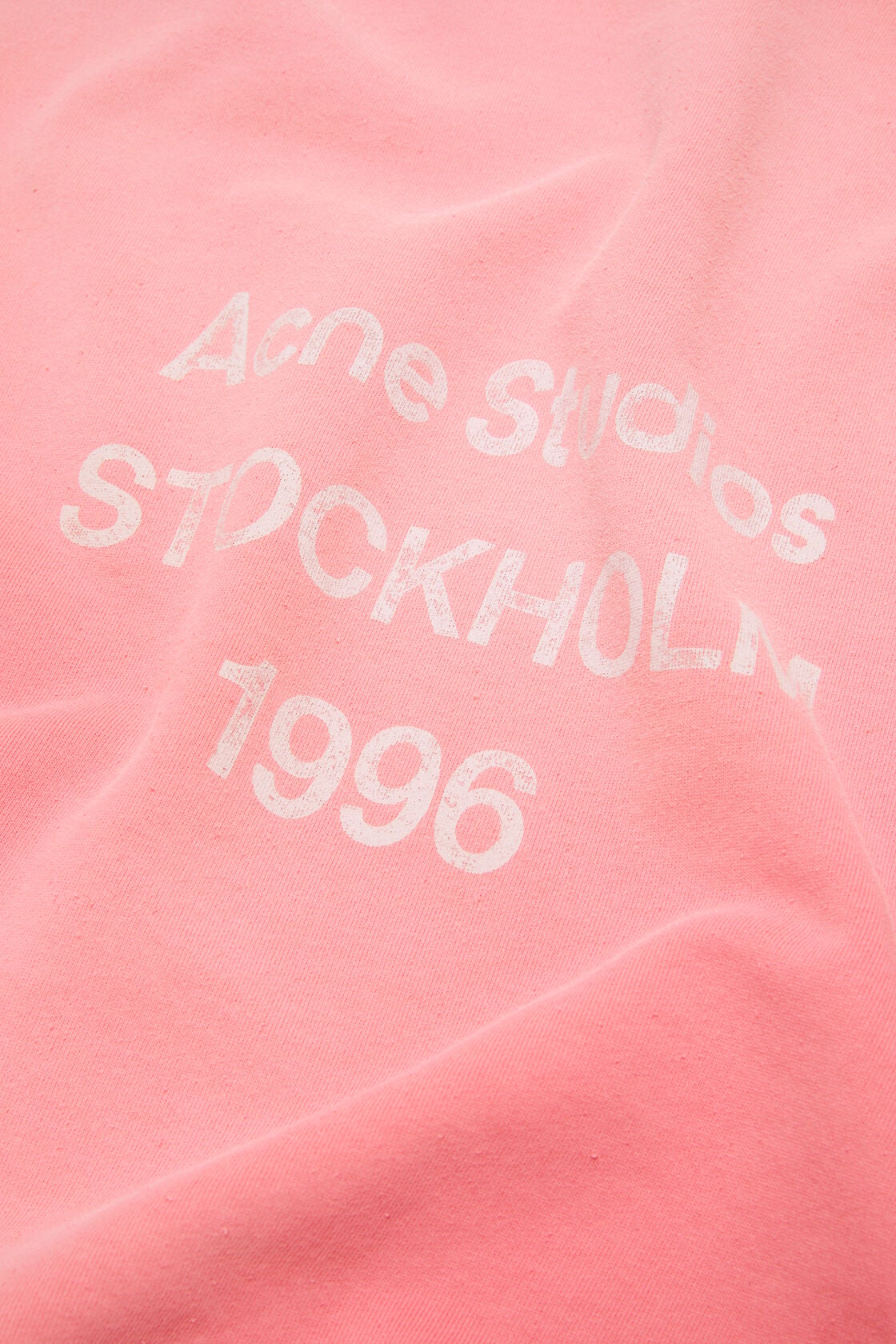 Fleece logo hoodie - Tango pink