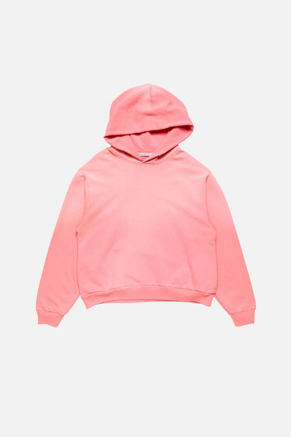 Fleece logo hoodie - Tango pink