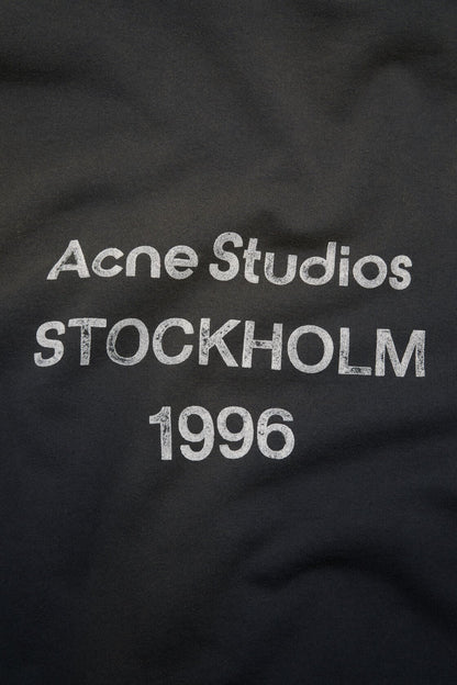 Fleece logo hoodie - Black