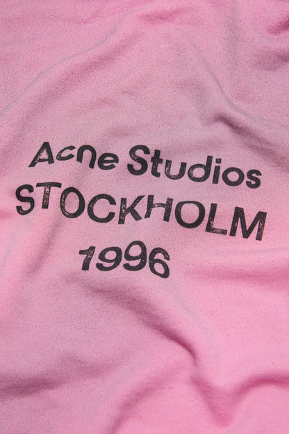 Fleece logo hoodie - Cotton candy pink