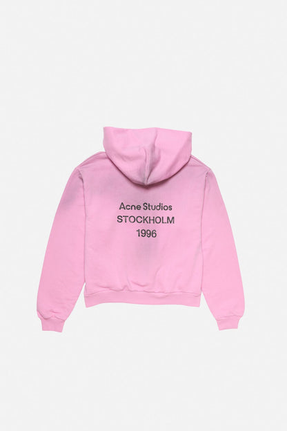 Fleece logo hoodie - Cotton candy pink