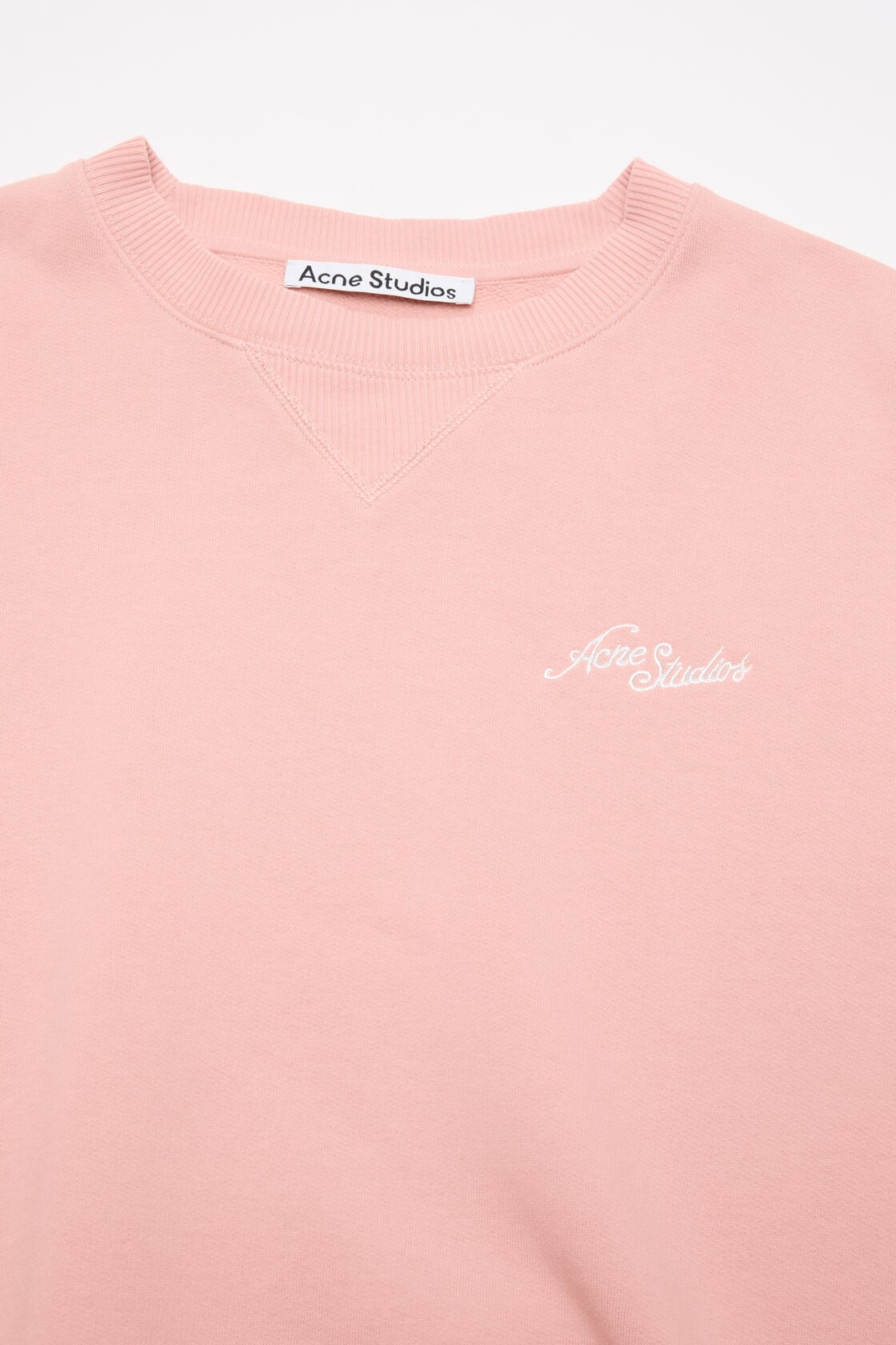 Fleece sweatshirt with logo - Faded pink