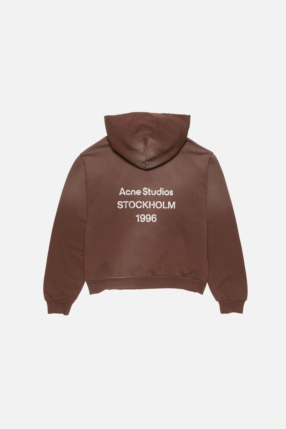 Fleece logo hoodie - Chocolate brown