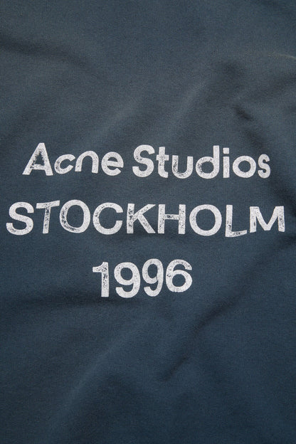 Fleece logo hoodie - Deep blue