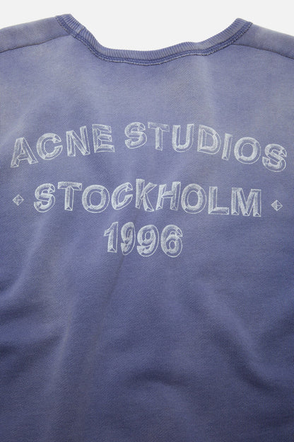 Sprayed logo sweatshirt - Navy