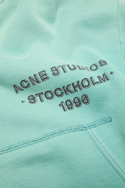 Sprayed zip hoodie - Mint green
