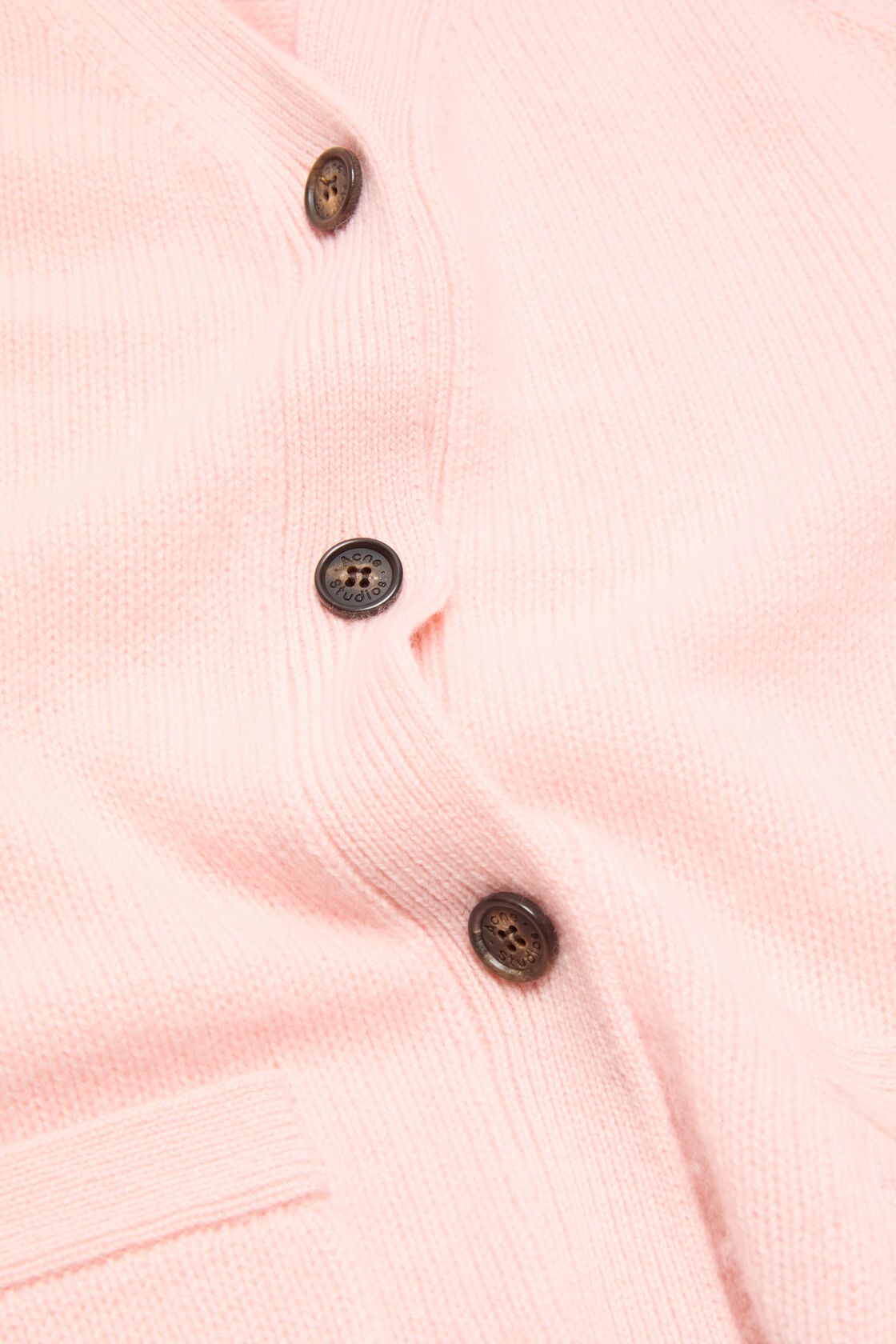 Cashmere V-Neck Cardigan - Light Rose Pink
