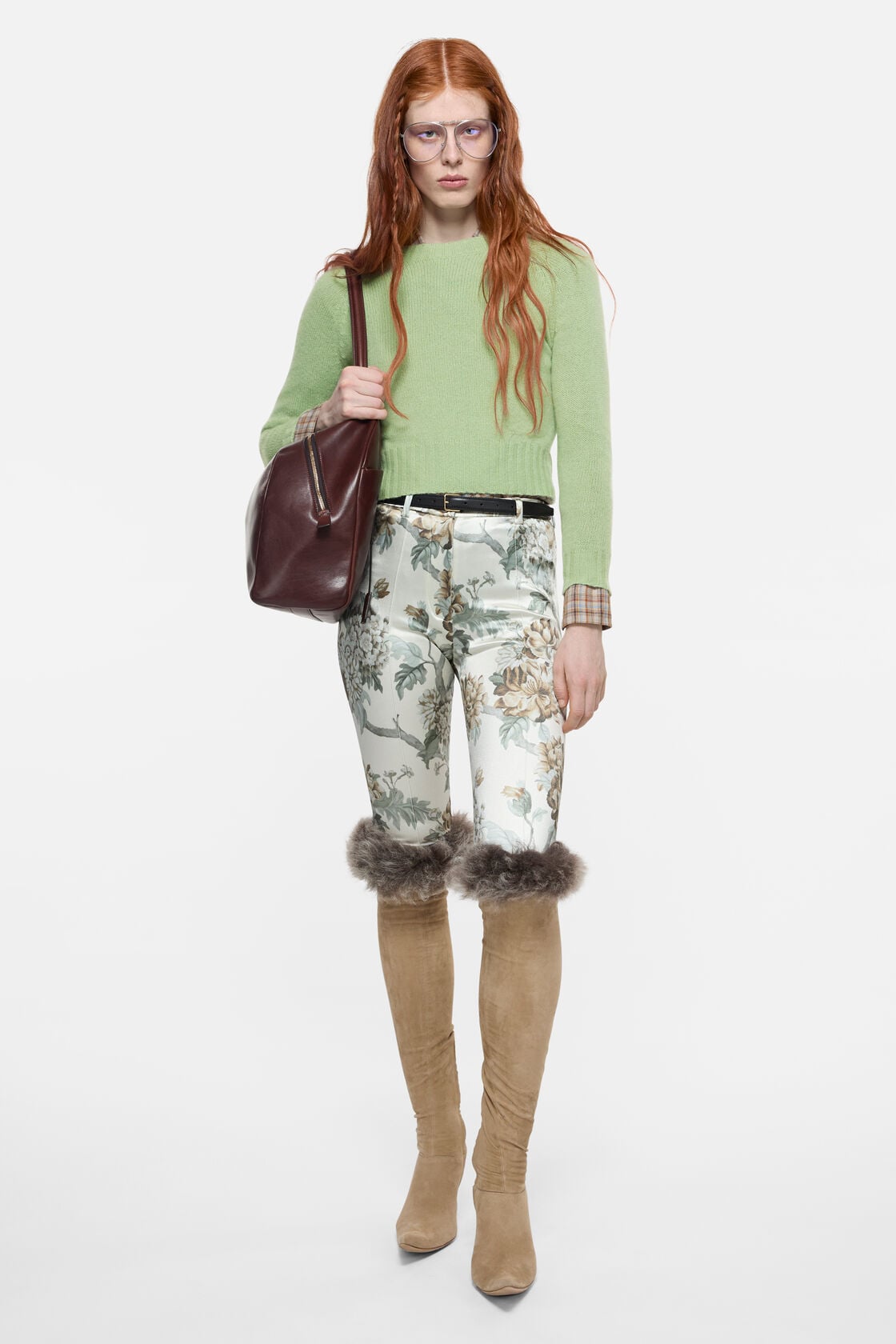 Cashmere sweater - Sage green