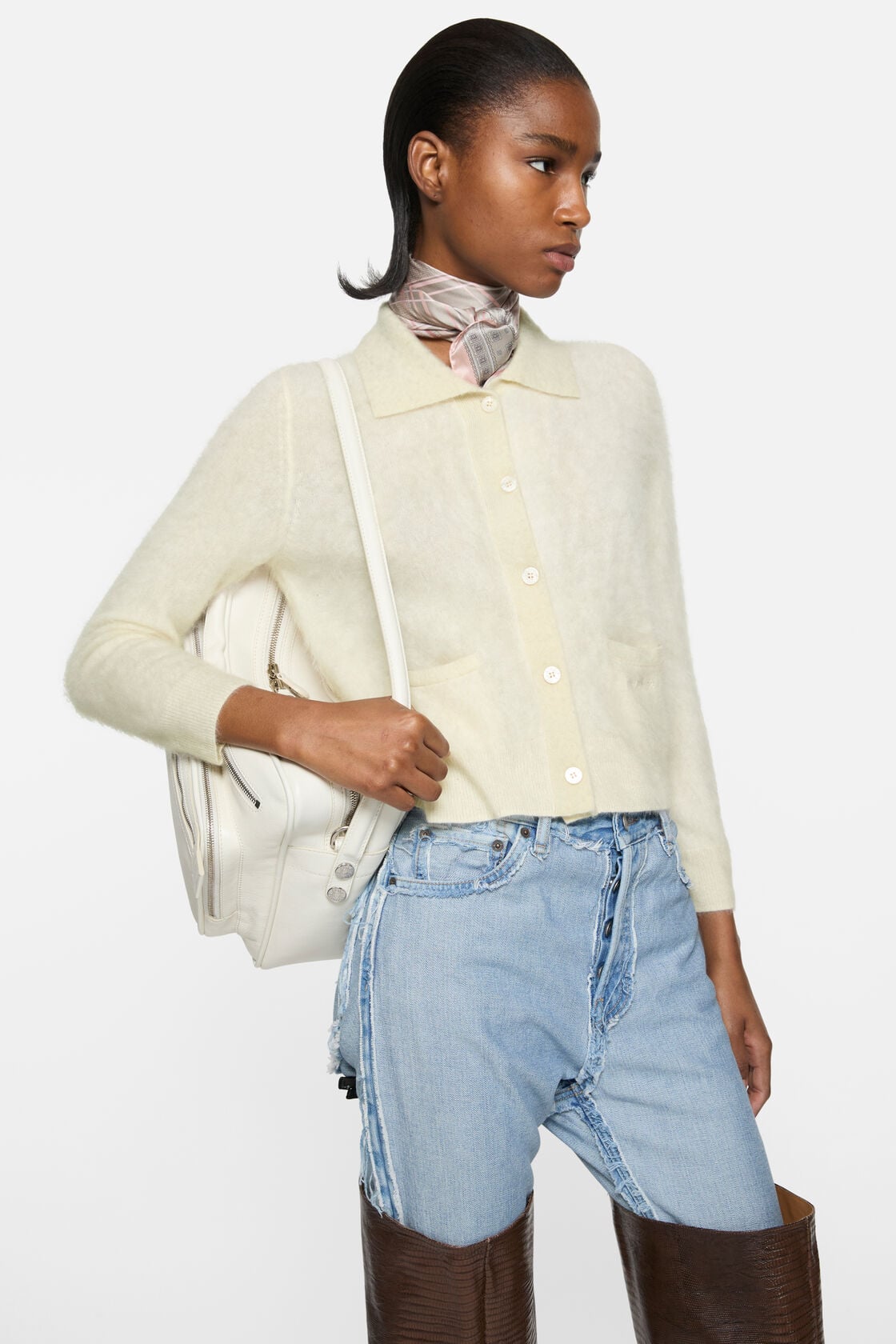 Cashmere cardigan - Off white