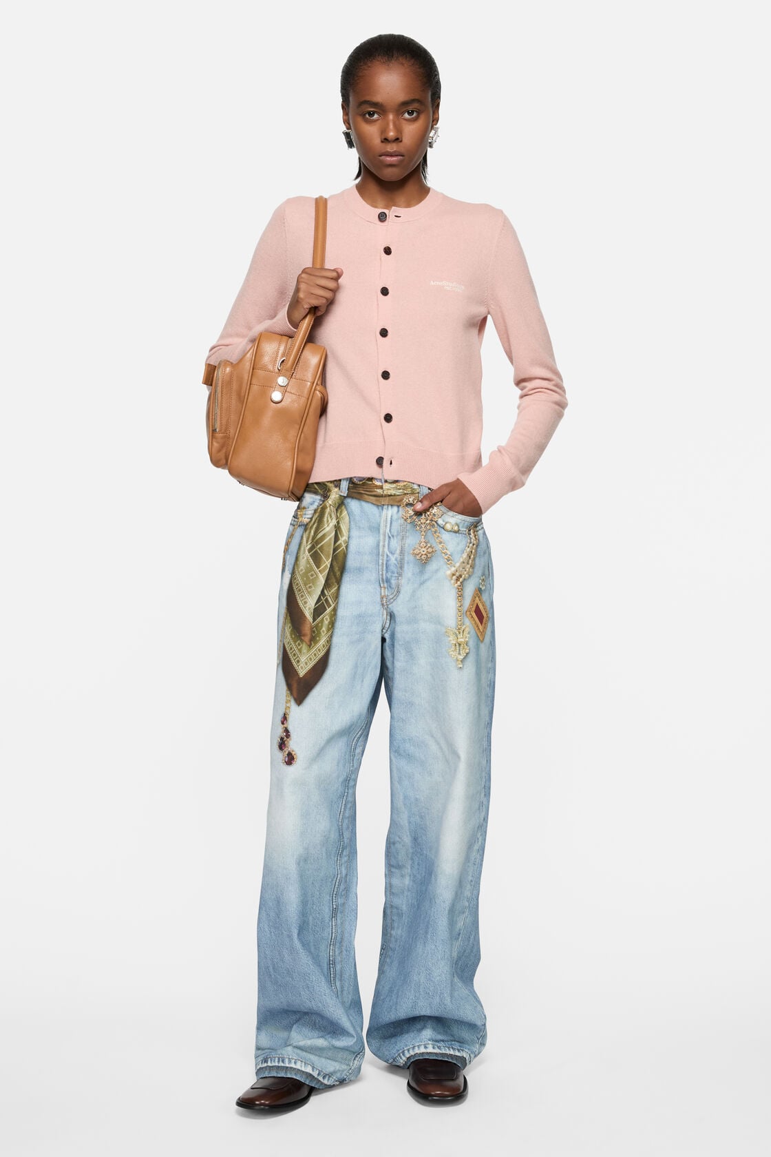 Yak wool cardigan - Dirty pink