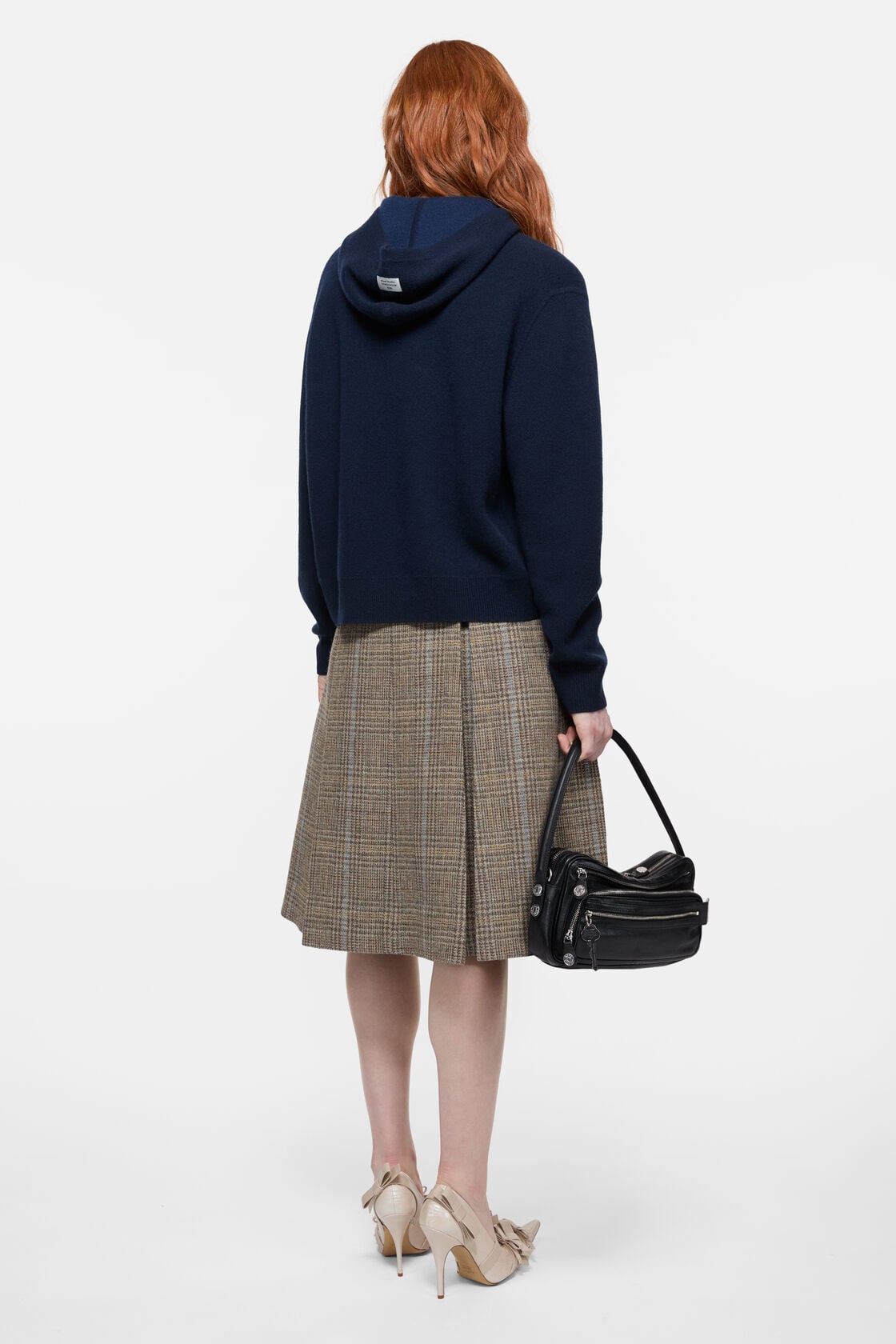 Cashmere hoodie - Ink blue