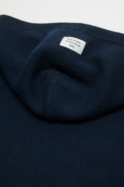 Cashmere hoodie - Ink blue