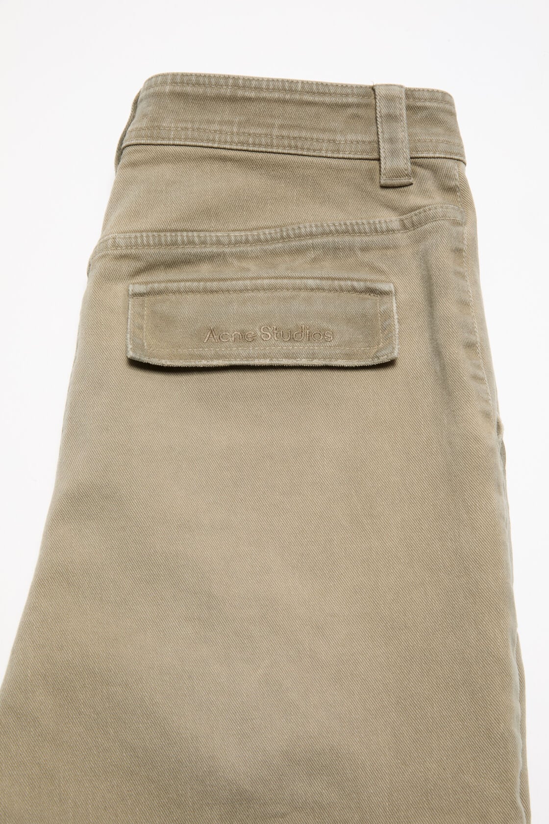 Twill cargo trousers - Camel Beige