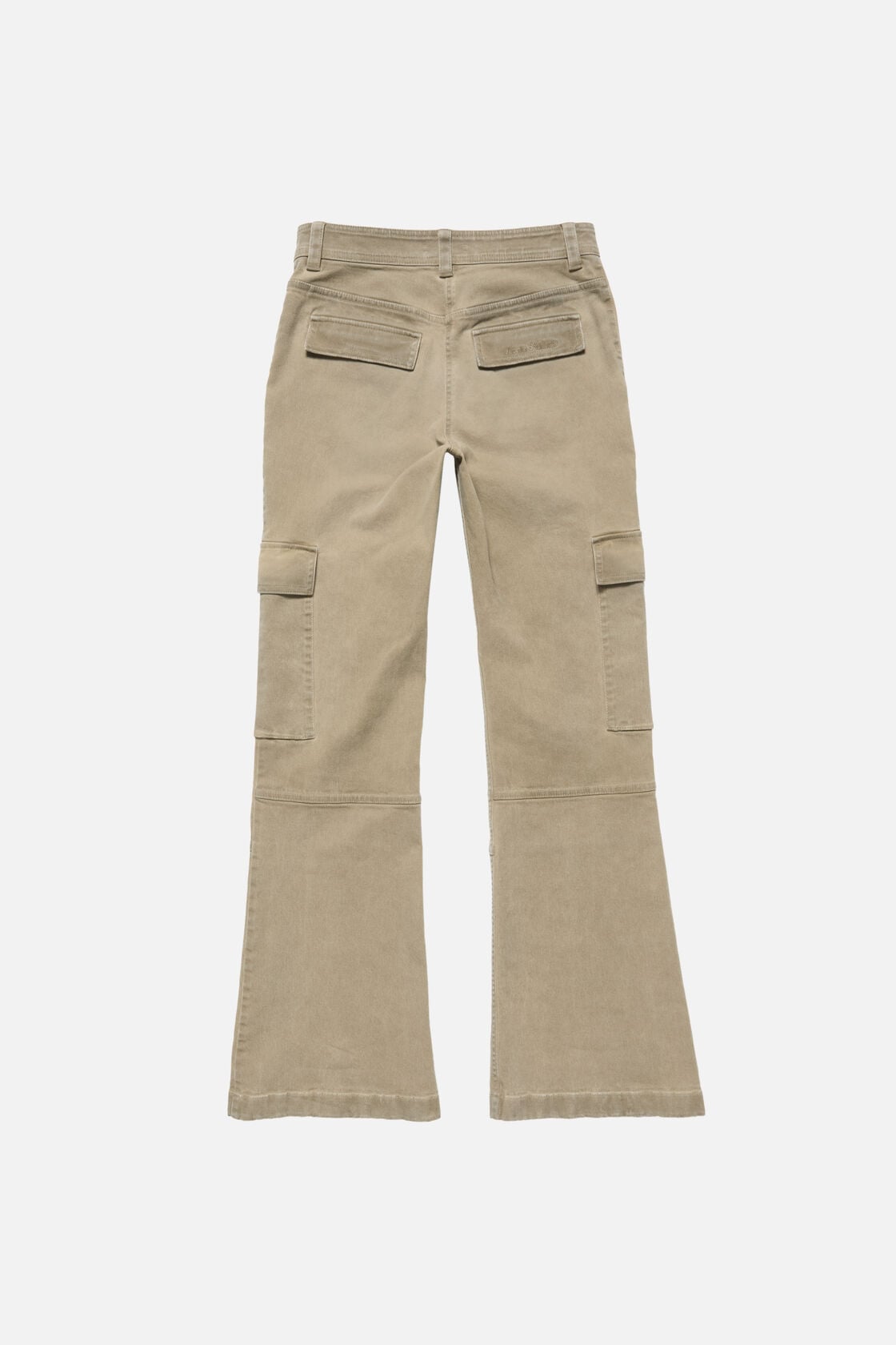 Twill cargo trousers - Camel Beige