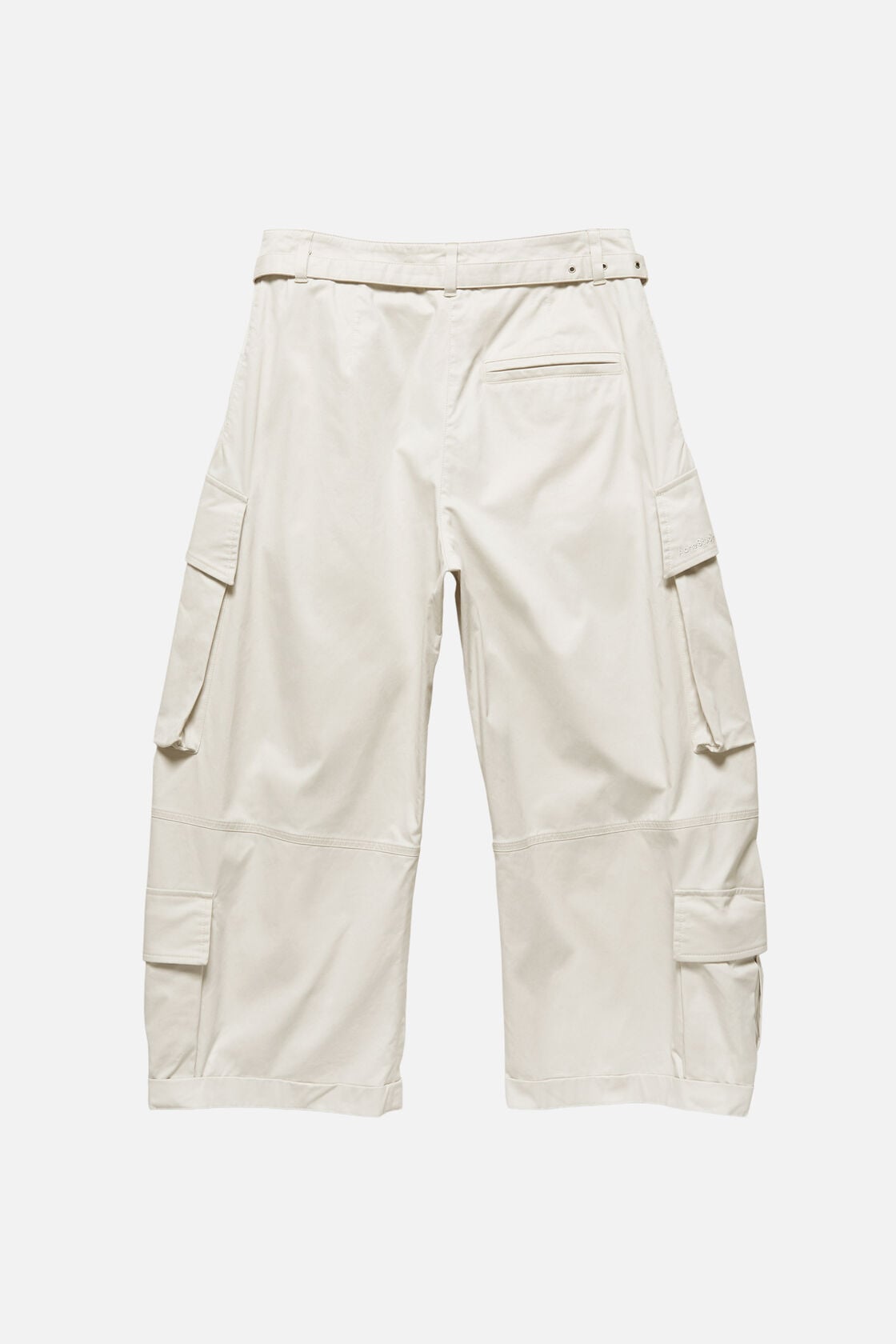 Cargo trousers with belt - Light grey