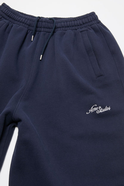Fleece logo sweatpants - Dark navy