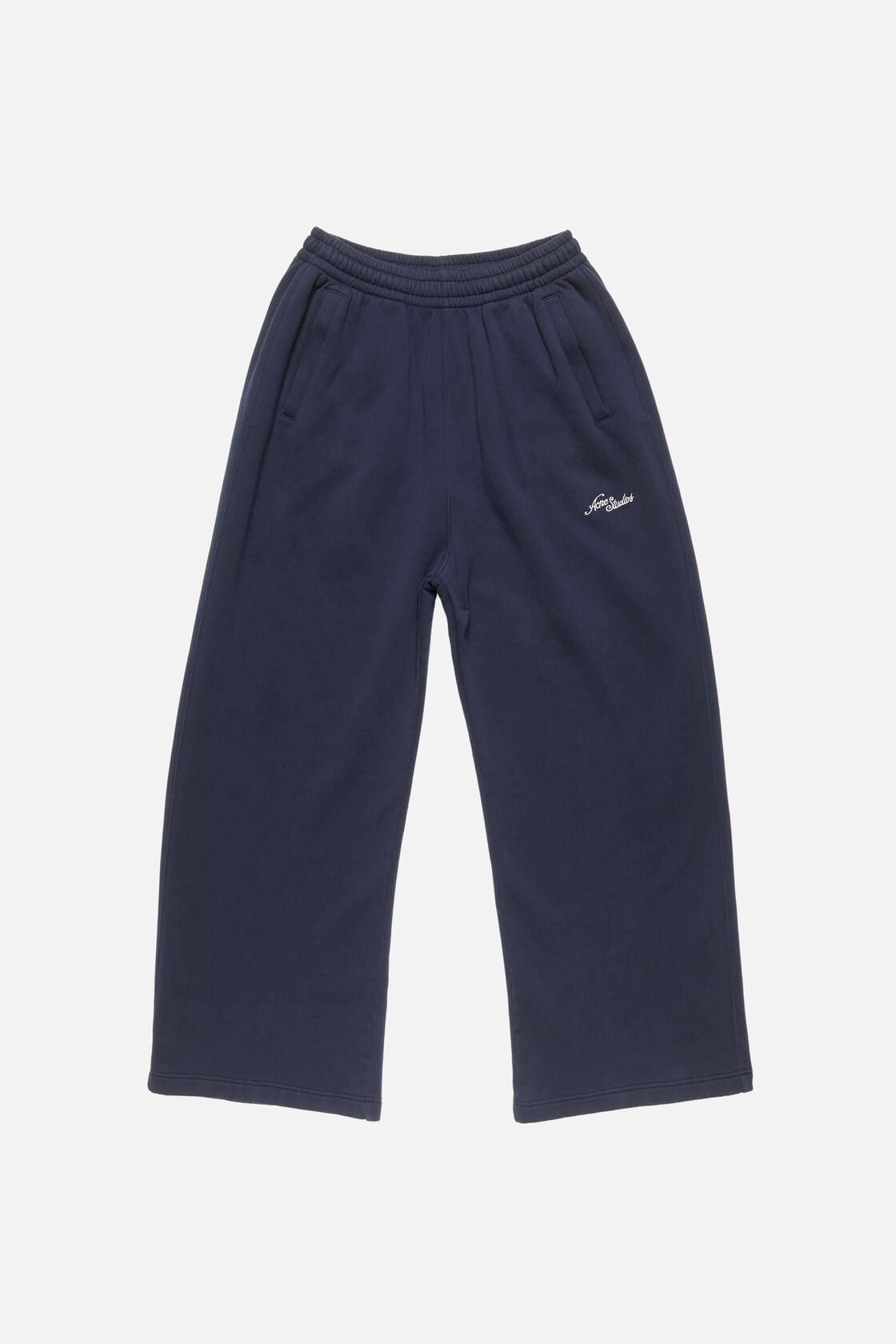 Fleece logo sweatpants - Dark navy