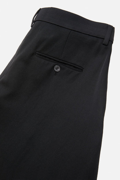 Tailored wool trousers - Black