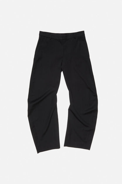 Tailored wool trousers - Black