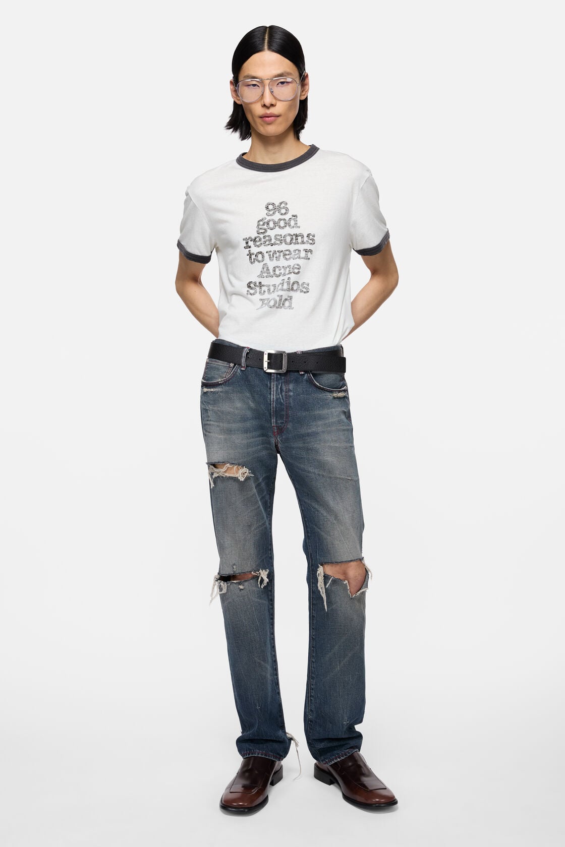 Graphic t-shirt - White/black