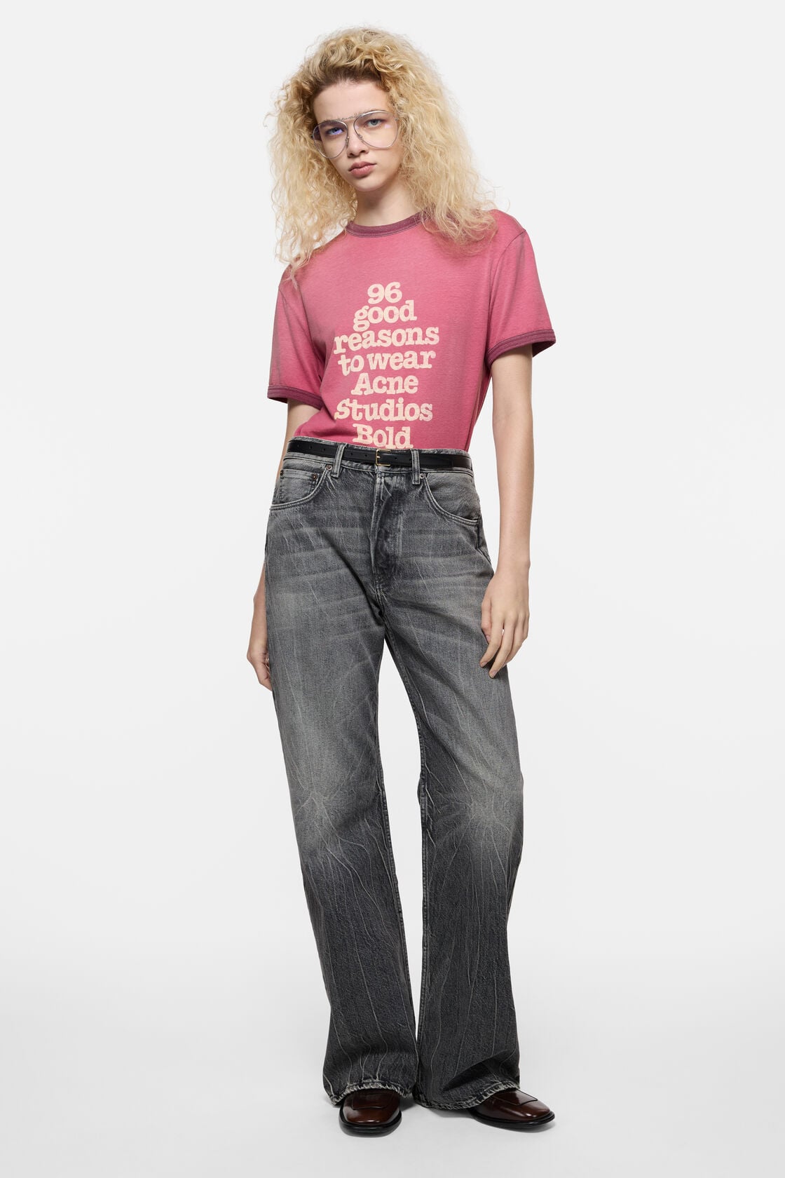 Graphic t-shirt - Pink/burgundy