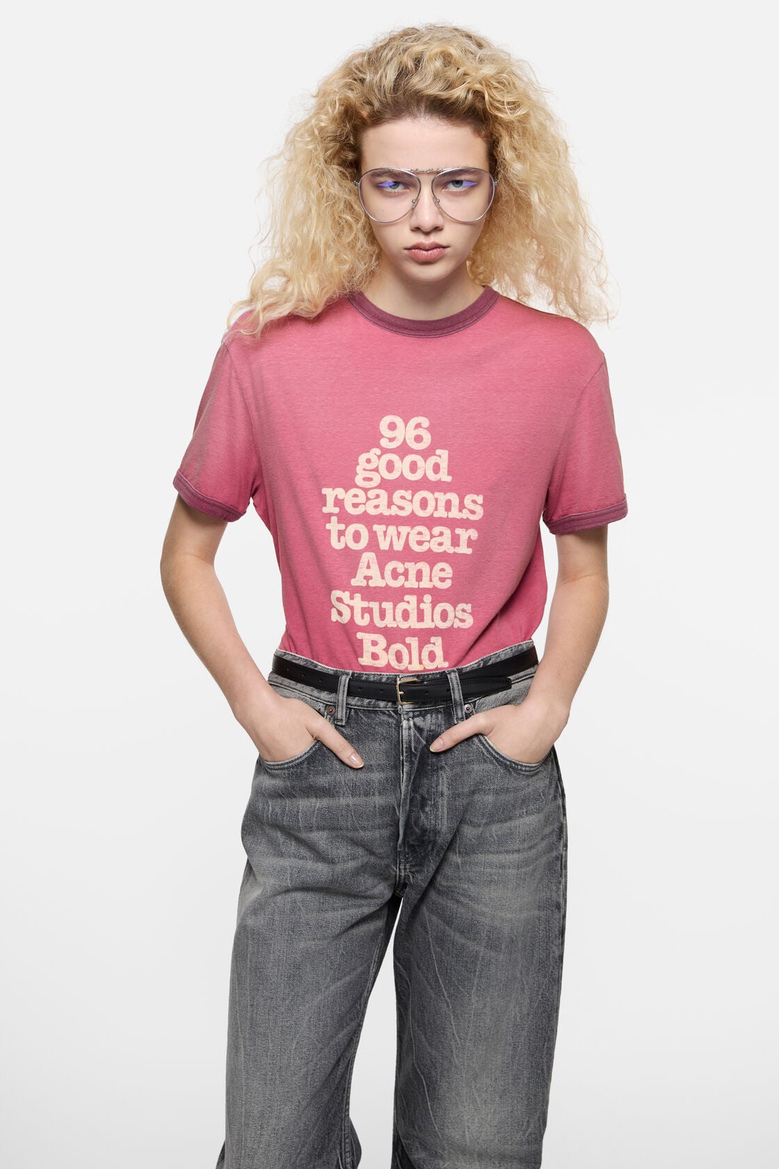 Graphic t-shirt - Pink/burgundy