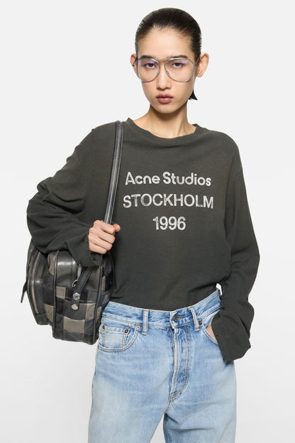Sprayed 1996 logo t-shirt - Faded black