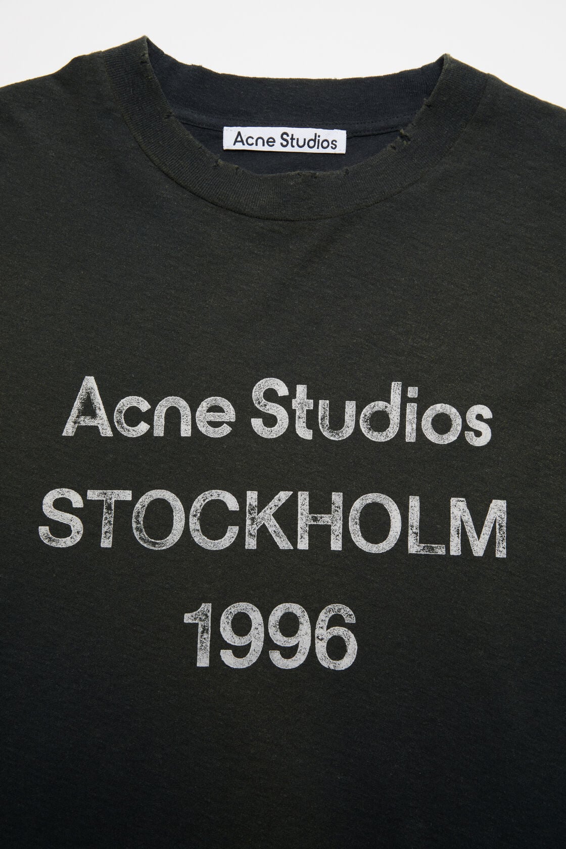 Sprayed 1996 logo t-shirt - Faded black