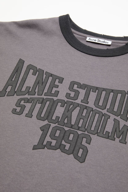 Layered graphic t-shirt - Dark purple/black