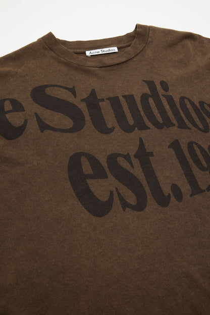 Projection logo t-shirt - Almond brown