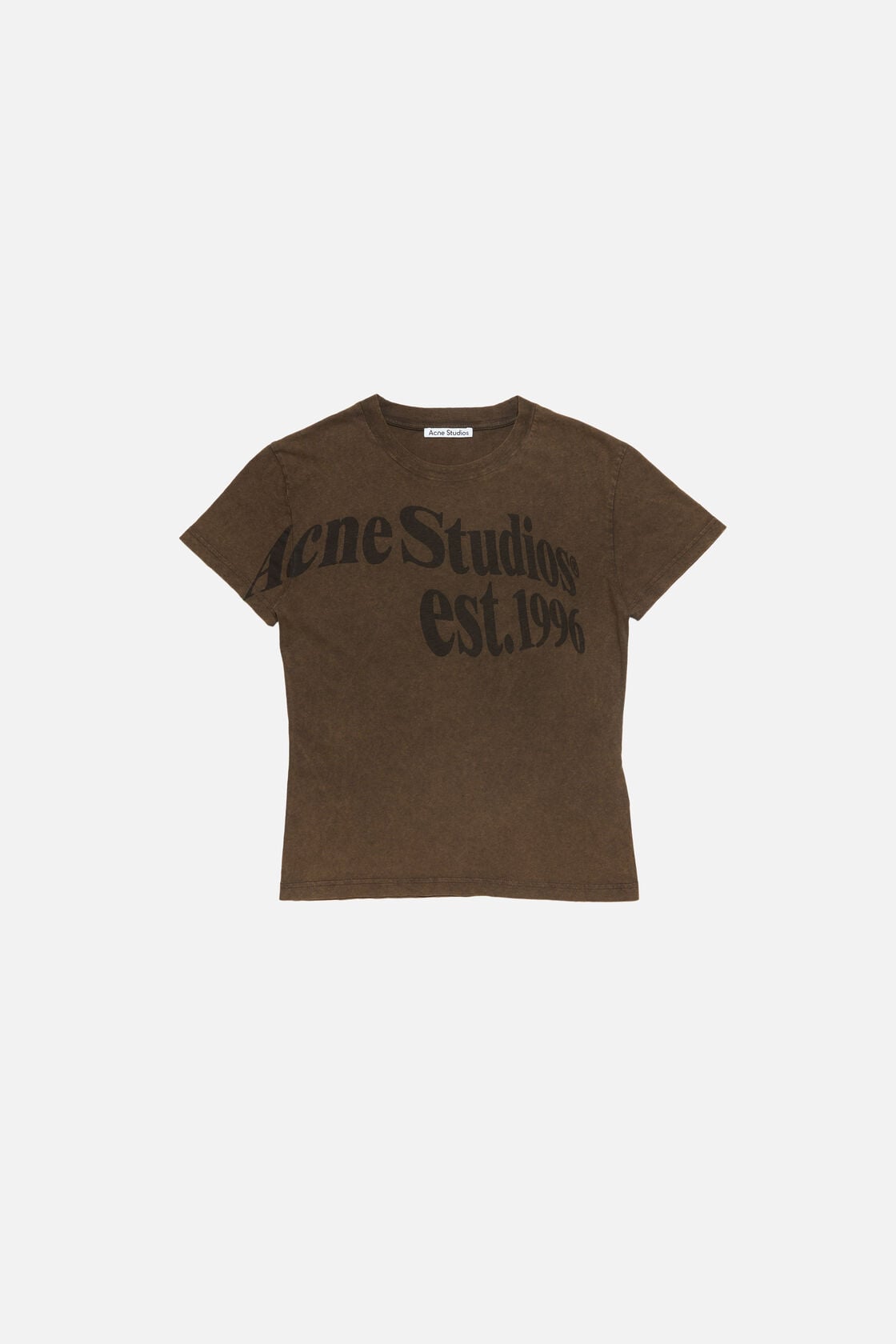 Projection artwork T-shirt - Almond brown