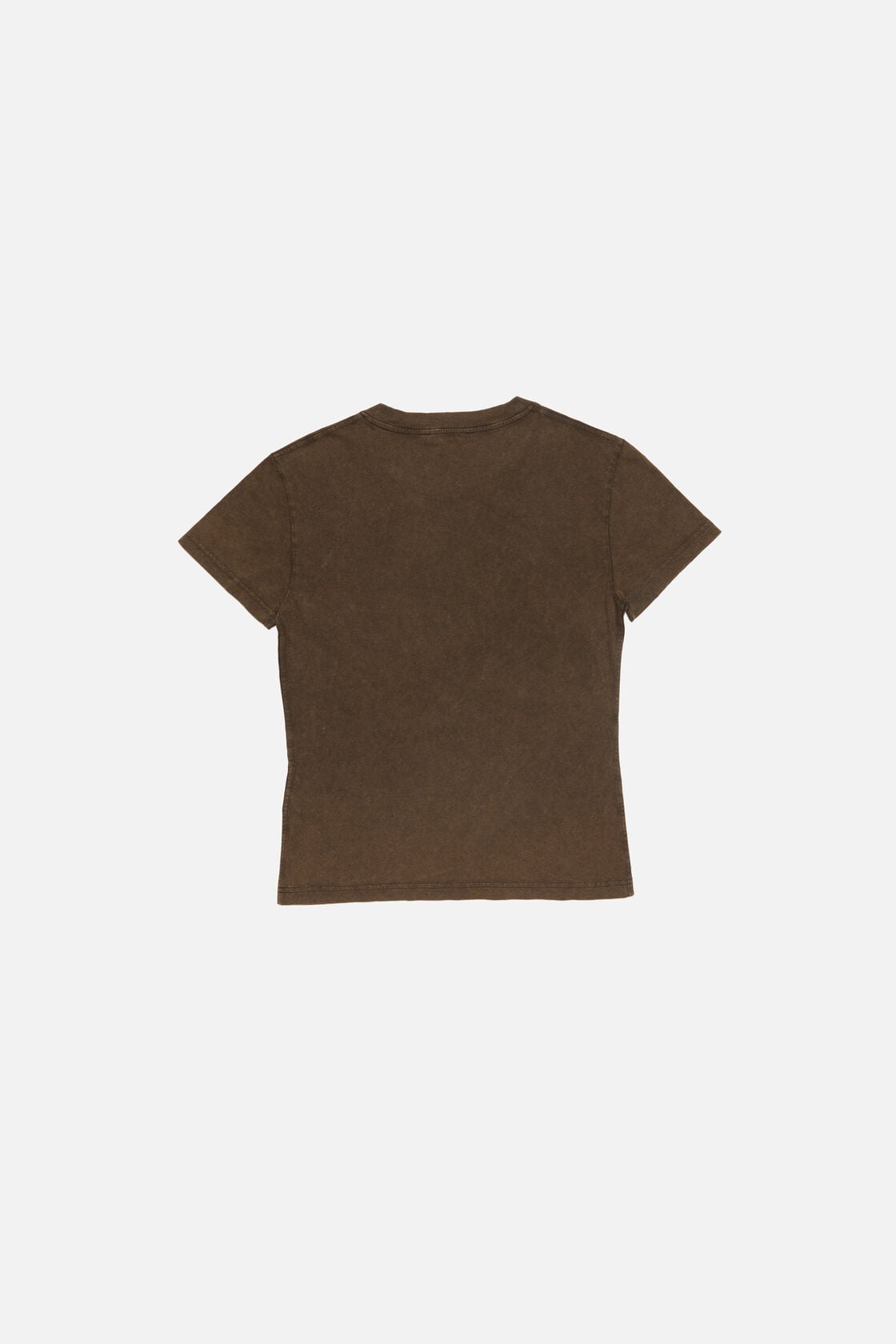 Projection artwork T-shirt - Almond brown