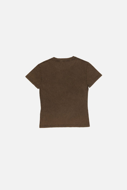 Projection artwork T-shirt - Almond brown