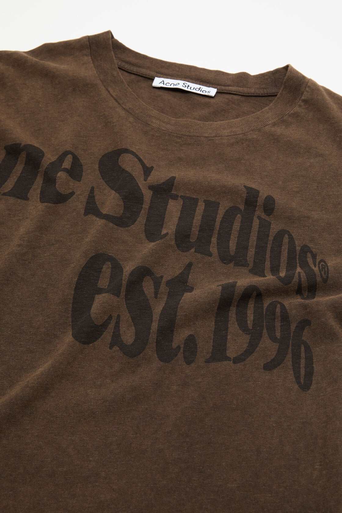 Projection artwork T-shirt - Almond brown