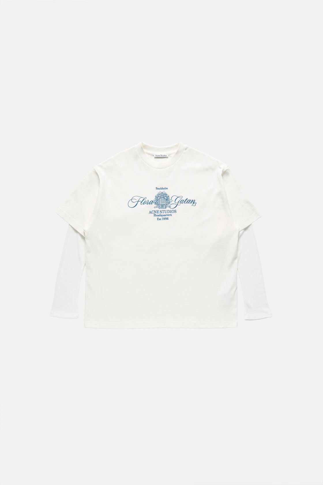 Embroidered t-shirt - Off white/ecru
