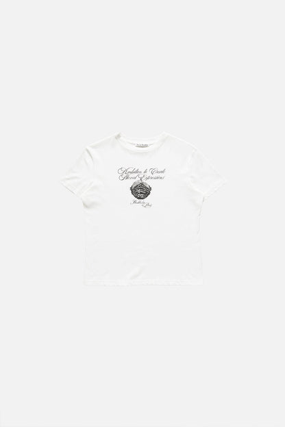 Graphic jersey t-shirt - Optic White