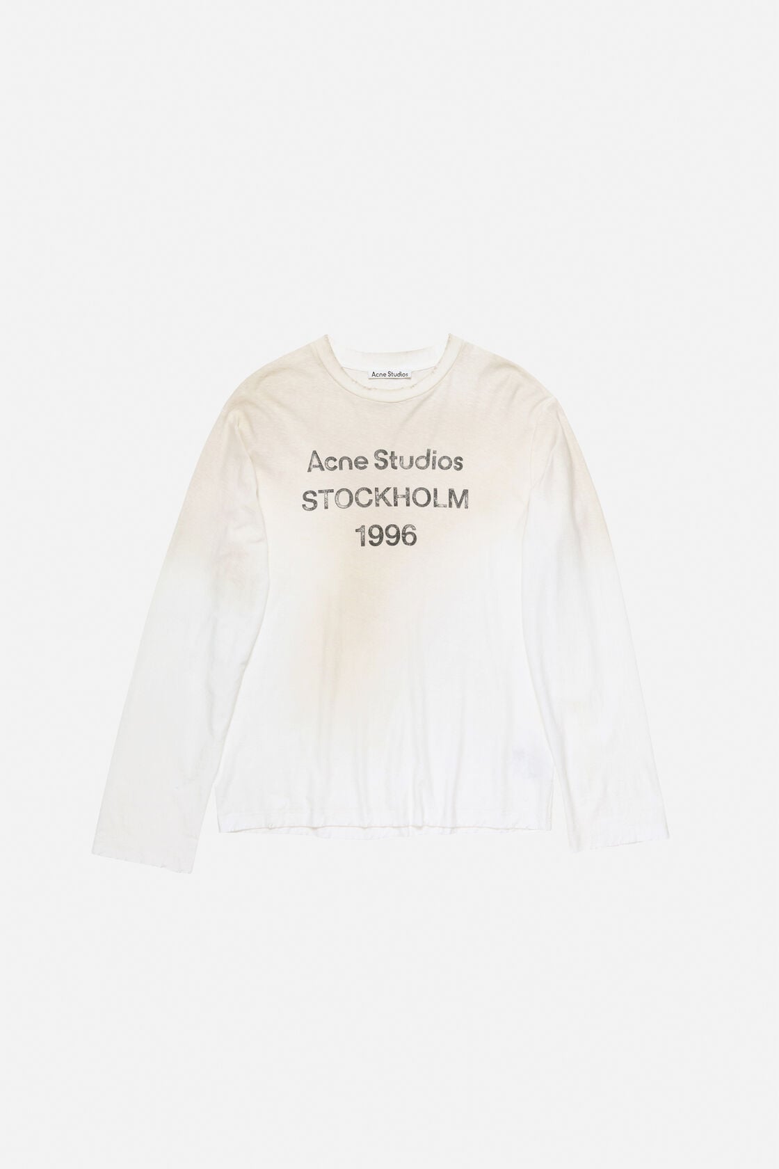 Sprayed 1996 logo t-shirt - Dusty white