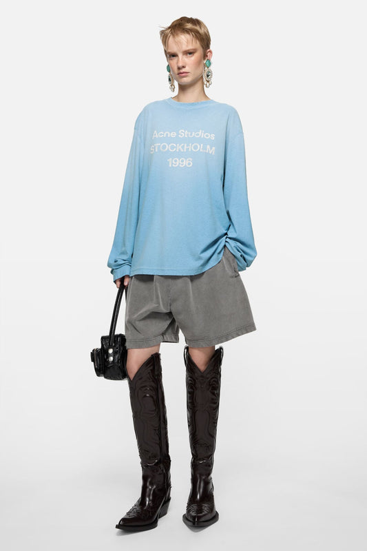 Sprayed 1996 logo t-shirt - Cornflower blue