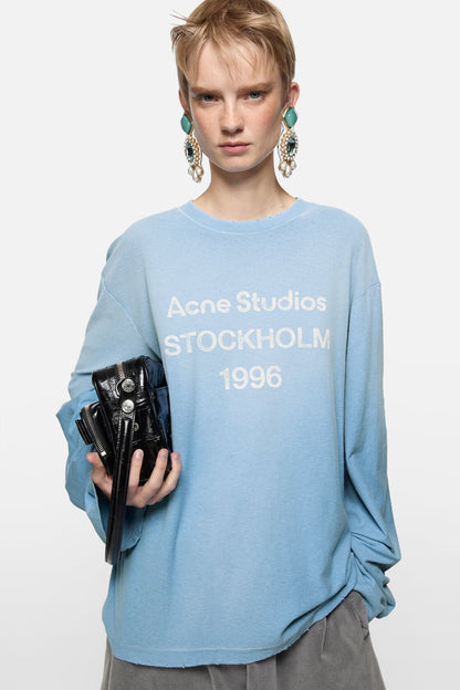 Sprayed 1996 logo t-shirt - Cornflower blue