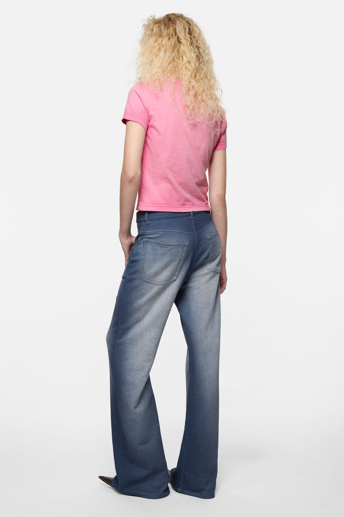 Fitted graphic t-shirt - Pink