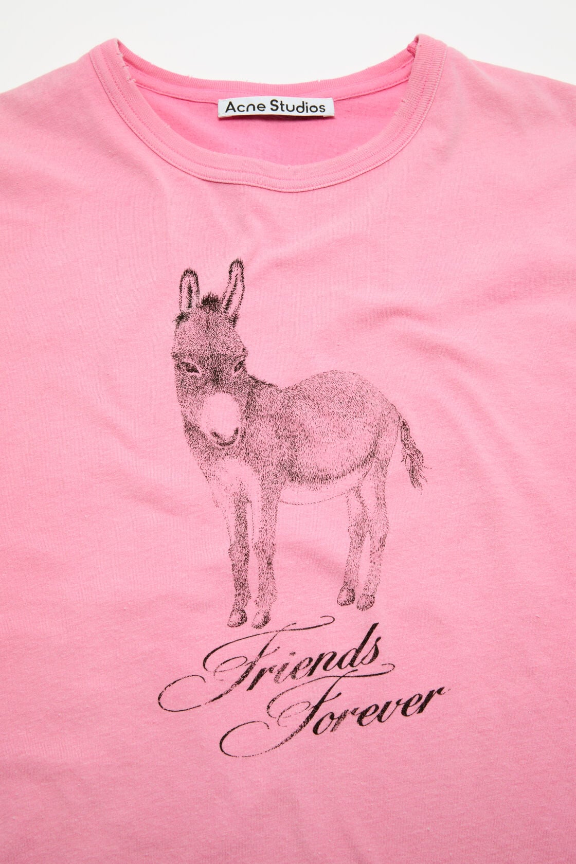Fitted graphic t-shirt - Pink