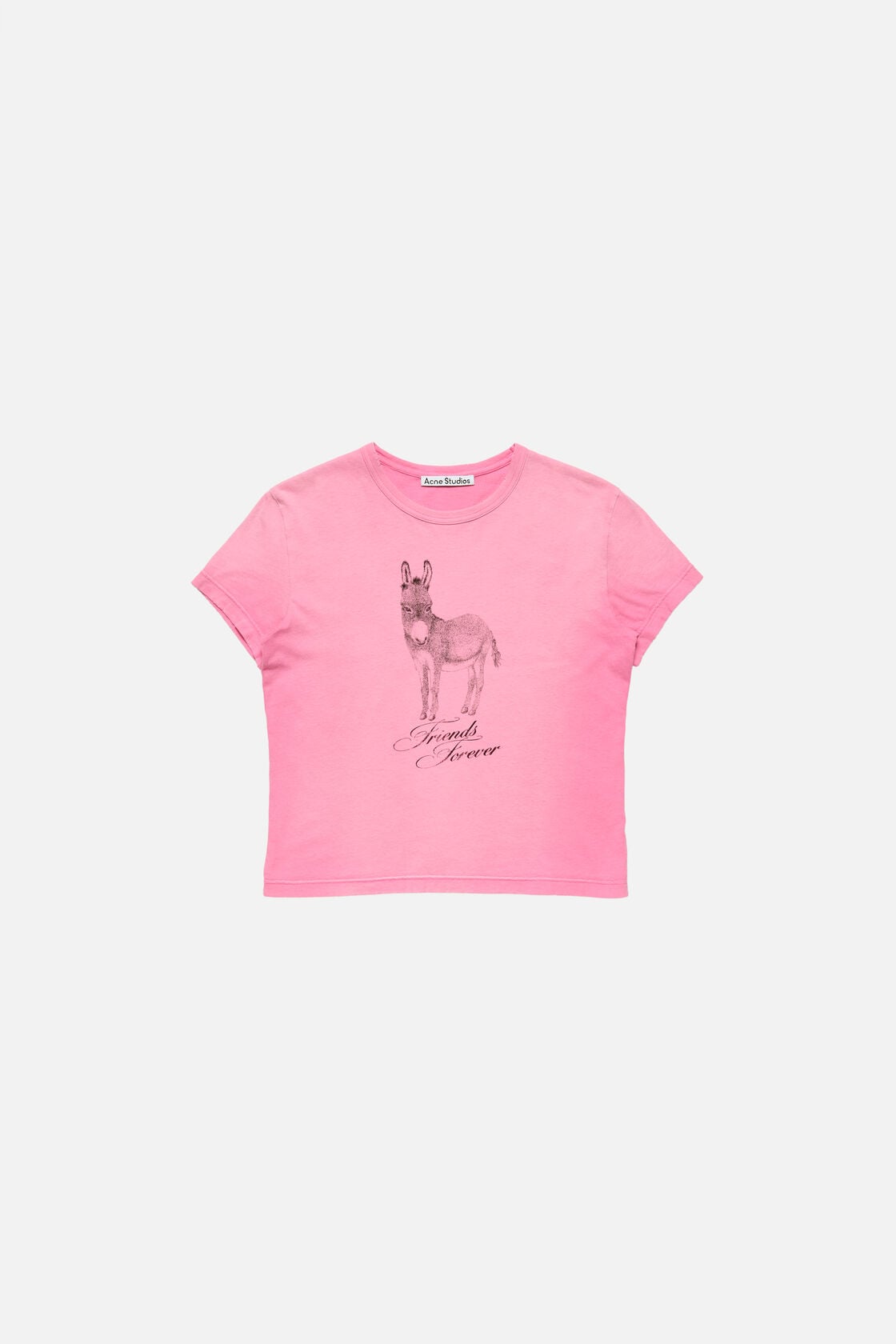 Fitted graphic t-shirt - Pink